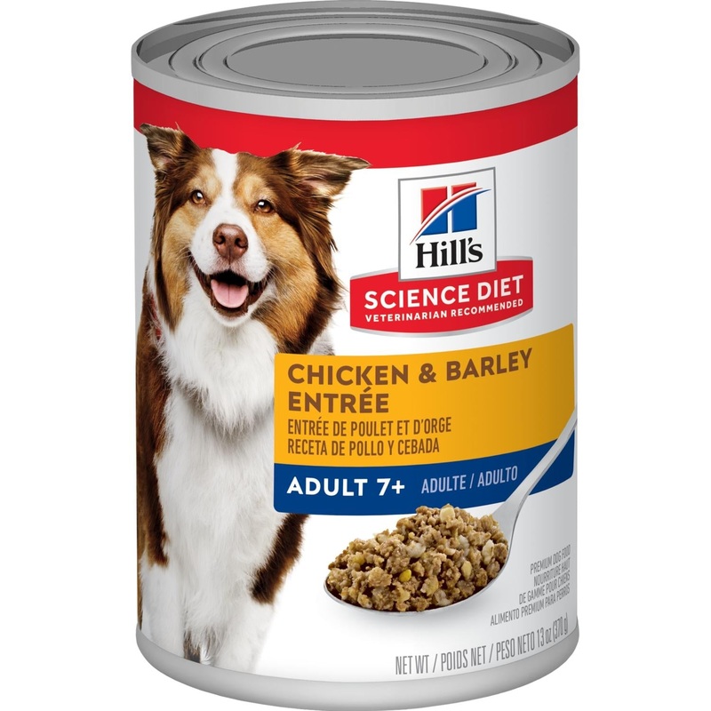 Hill’s Science Diet Adult 7+ Chicken & Barley Entre Dog Food 13 oz