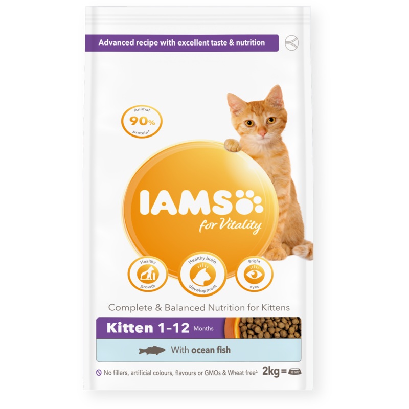 IAMS for Vitality Kitten Fish 2kg