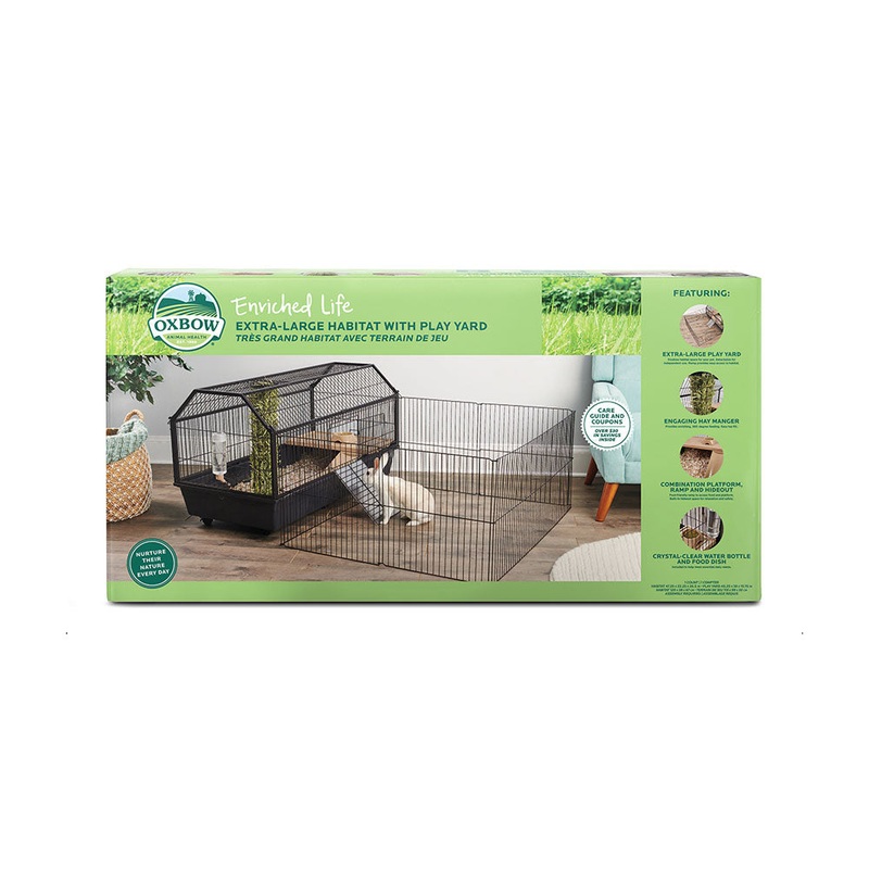 Oxbow Animal Health Enriched Life Habitat Play Yard for Small Animal X-Large