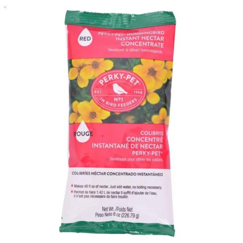 Perky Pet Hummingbird Instant Nectar Concentrate – Red 8 oz Bag
