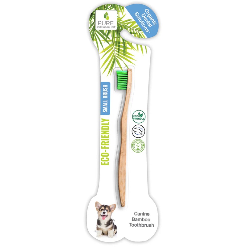 Pure and Natural Pet Bamboo Toothbrush for Small Dogs – Organic Dental Solutions