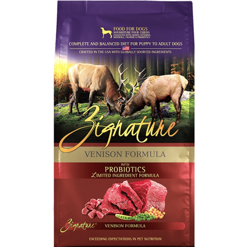 Zignature Limited Ingredient Venison Formula Dry Dog Food