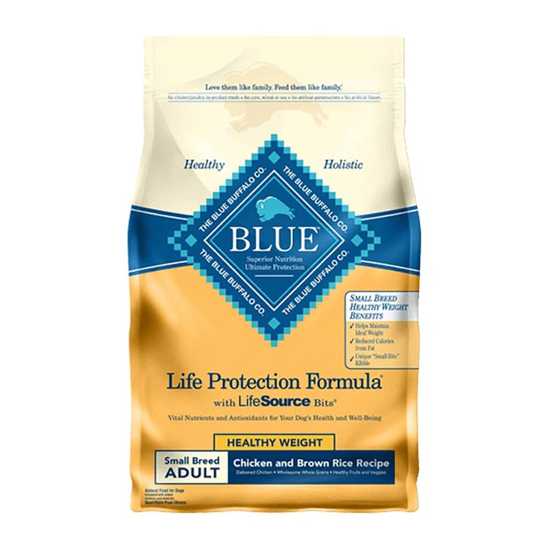 Blue Buffalo Life Protection Formula Healthy Weight Chicken & Brown Rice Recipe Small Breed Adult Dog Food 6 Lbs