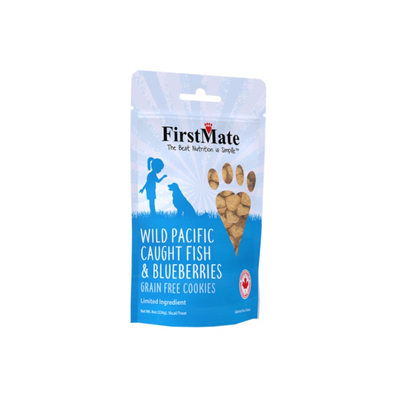 FirstMate Fish & Blueberry Dog Treat 8oz