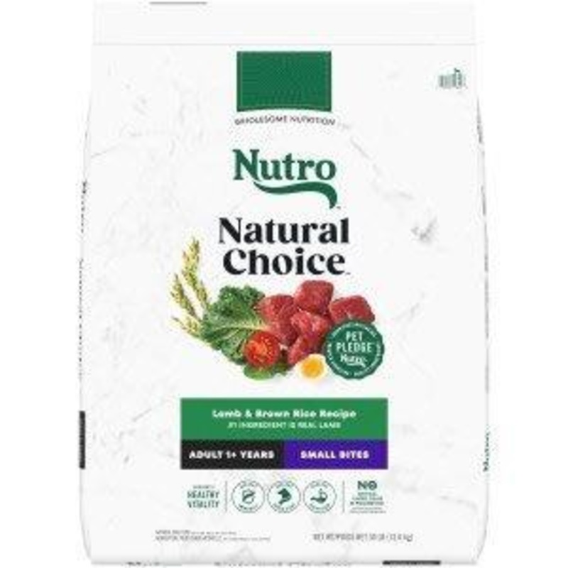NUTRO NATURAL CHOICE Small Bites Adult Lamb & Rice 30lb 30lb