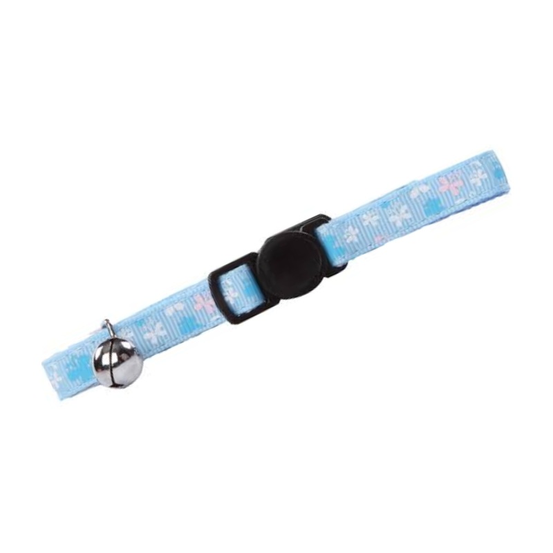 Pawise  Cat Collar Blue with Butterfly & Bell