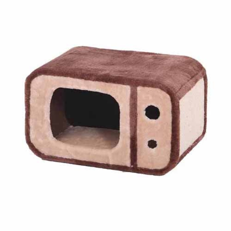 PetPals TV Cat Condo with Scratcher