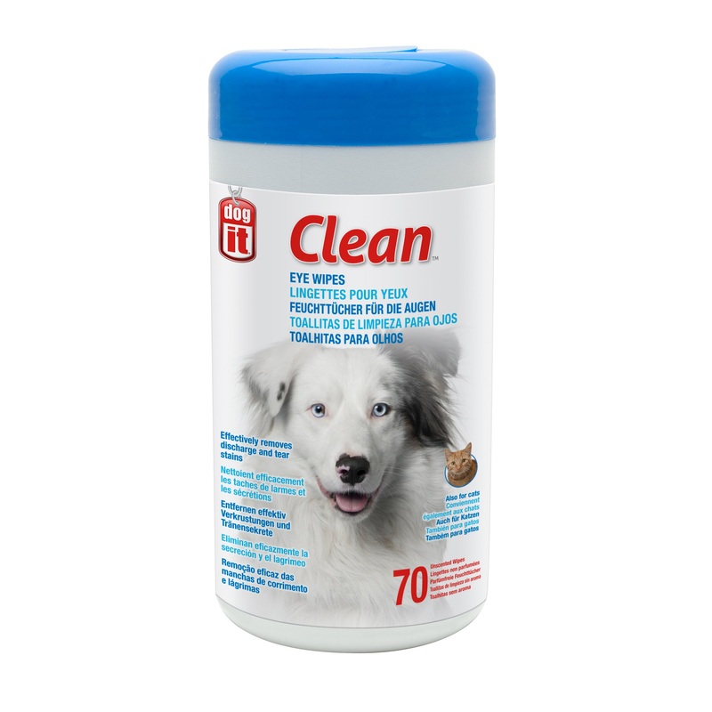 Dogit – Clean Dog Eye Wipes (70pk) 70pk