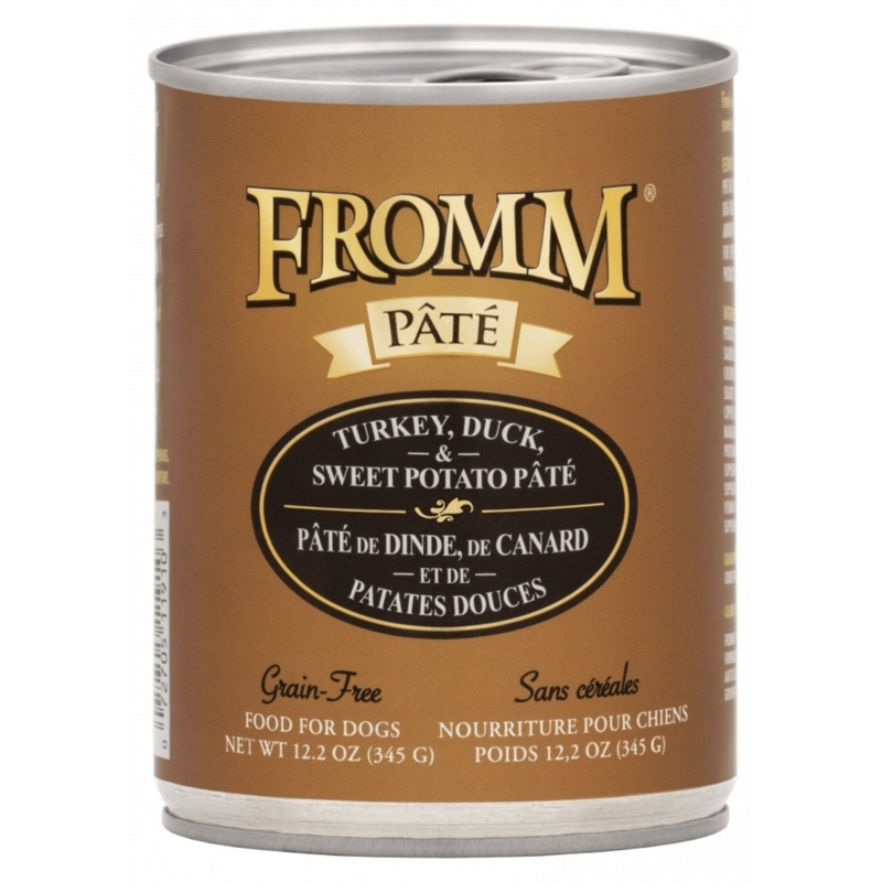 Fromm Turkey, Duck, & Sweet Potato Pate Grain Free Canned Dog Food