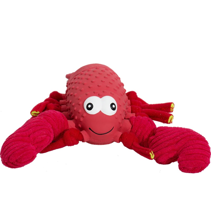 Huggle Hounds McCracken Lobsta Huggle-Fusion Tuff-tex & Plush Dog Toy 12″