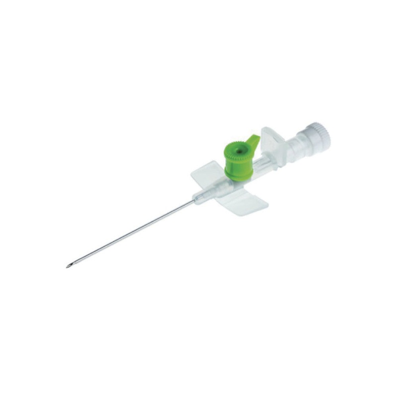 I.V. catheter with injection port and wings – G18, 45mm, 1.3mm, green 50’s