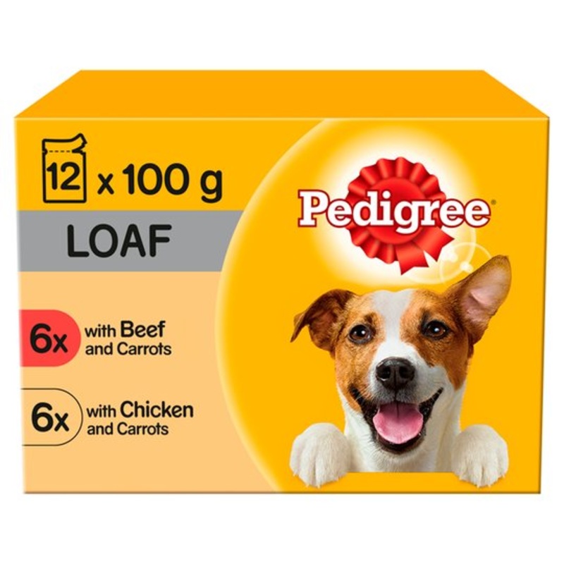 Pedigree Pouch In Loaf Adult 12x100g