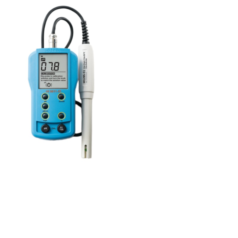 pH/EC/TDS/Temperature meter HI9811-51: pH/EC/TDS/Temperature meter w/ multiparameter probe
