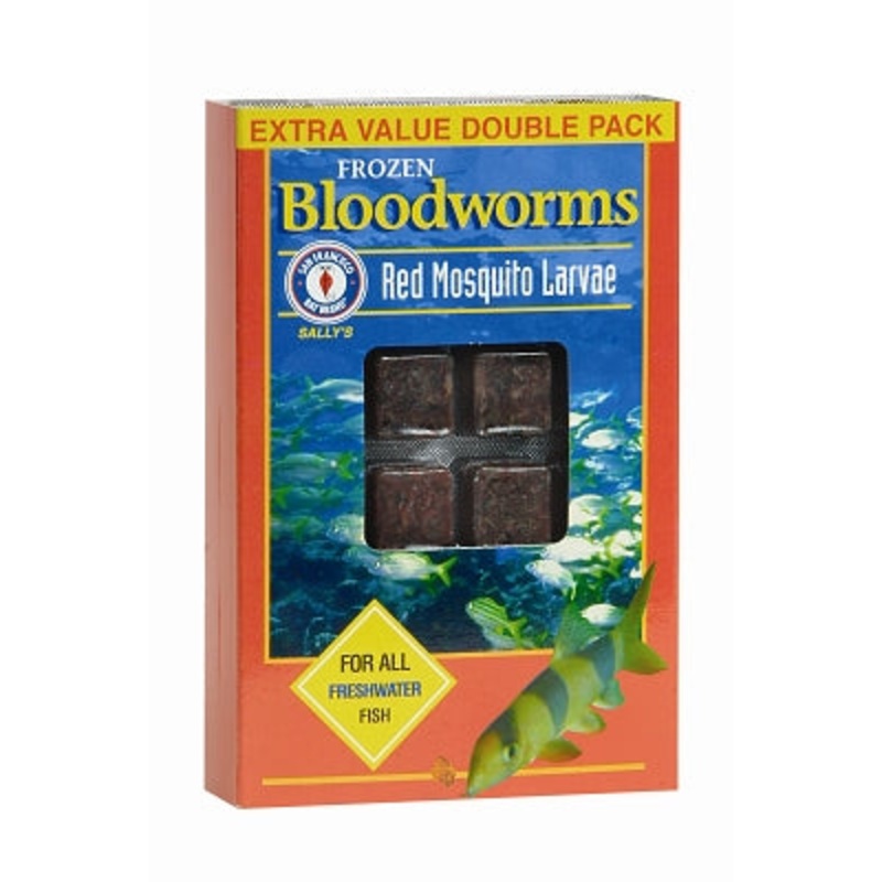 San Francisco Bay Frozen  Bloodworm Cubes 7oz