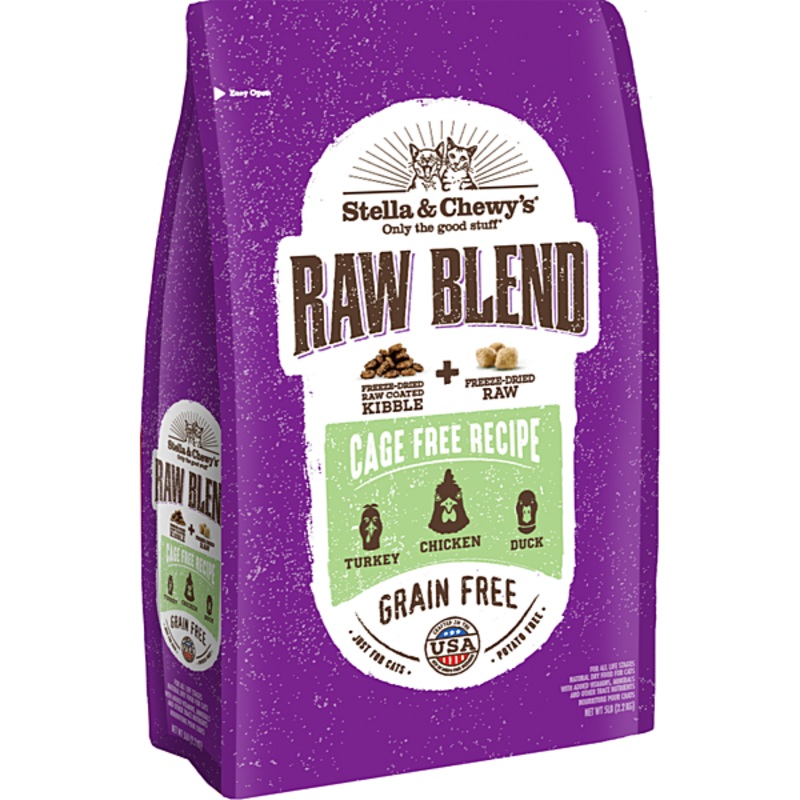 Stella & Chewy’s Raw Blend Kibble Cage-Free Recipe 5lb