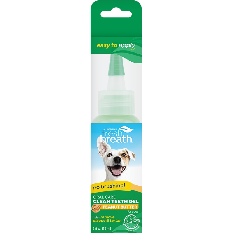 TropiClean ORAL CARE GEL FOR DOGS WITH PEANUT BUTTER FLAVORING