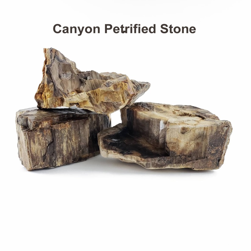 Canyon Petrified Stone – 44 Lbs box of SMALL size stones