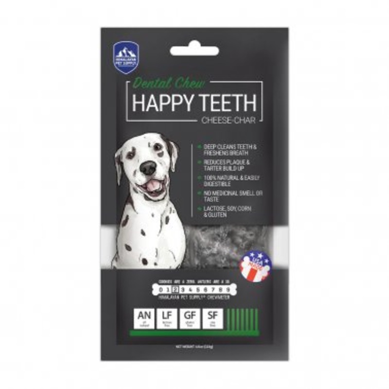 Himalayan Dog Chew Happy Teeth Cheese-Char Dog Chew Pack of 1