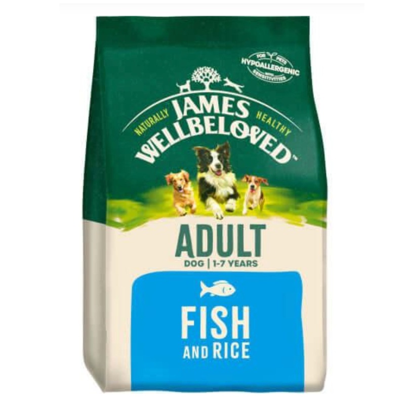 James Wellbeloved Adult Dry Dog Food – Fish & Rice 2Kg