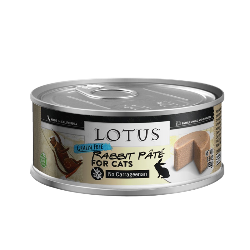 Lotus Grain-Free Rabbit Pate 150g Canned Cat Food Individual 150g