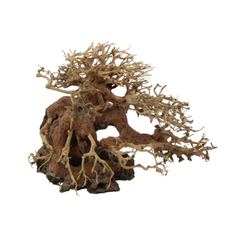 Natural Color Aquarium Decorative Natural Bonsai Driftwood Tree- 30-35cm (pc)