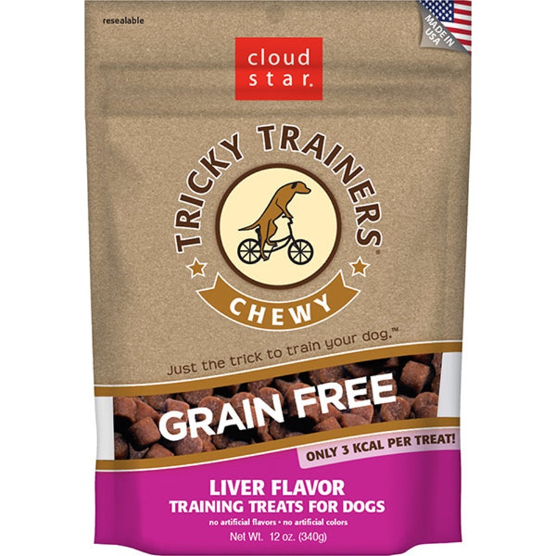 Tricky Trainers Soft & Chewy Liver Flavor Grain-Free Dog Treats 14oz