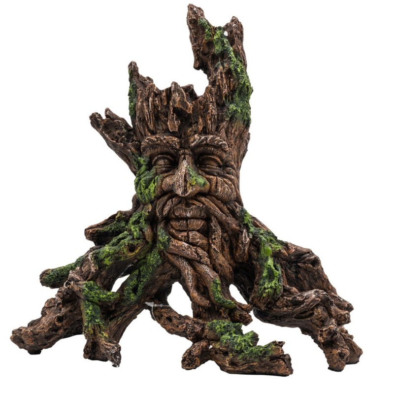 Aqua Spectra Tree Beard Aquarium Ornament  Natural-Look Fish Tank Decoration