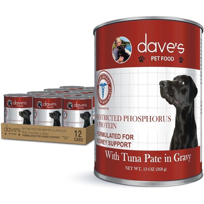 Dave’s Kidney Support in Tuna Pate in Gravy Wet Dog Food – 13.2 oz