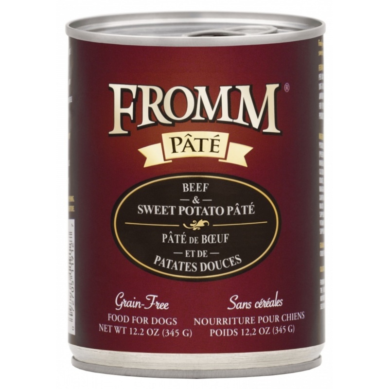 Fromm Beef & Sweet Potato Pate Grain Free Canned Dog Food