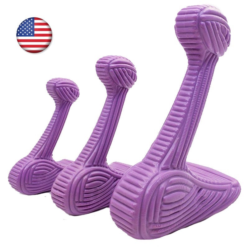 HuggleHounds Tuffut-Lon Bone Chicken Purple* (Large)