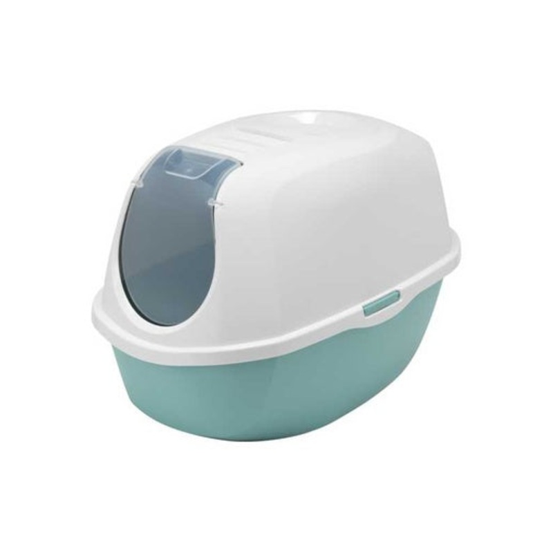 Moderna Smart Cat Litter Box – (Recycled) P4  L 54.5 x W 39.1 x H 40.3 cm[Color – Light Blue]