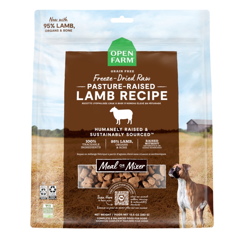 Open Farm Pasture-Raised Lamb Freeze Dried Raw Dog Food
