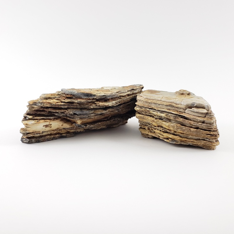Pagoda Crema Textured Stone – 44 Lbs box of SMALL size stones