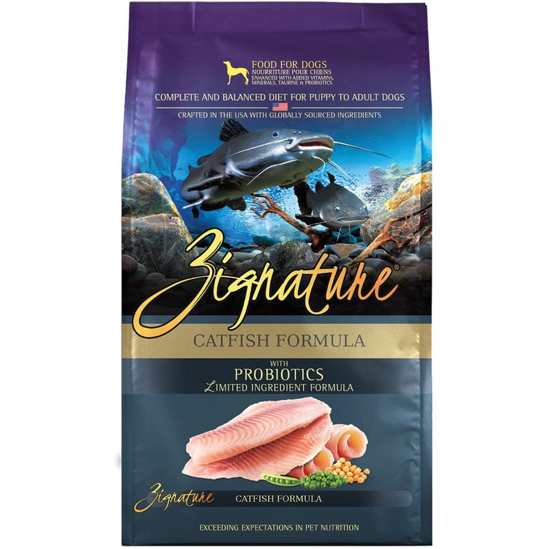 Zignature Limited Ingredient Diet Grain Free Catfish Recipe Dry Dog Food 4 lb